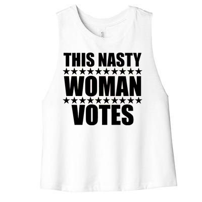 This Nasty Woman Votes Women's Racerback Cropped Tank