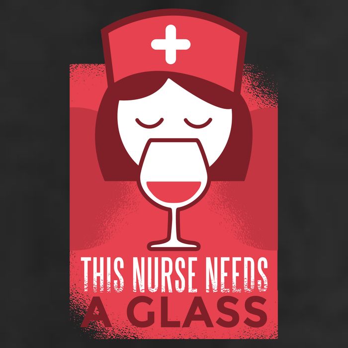 This Nurse Needs A Glass 7 Panel Mesh Trucker Snapback Hat