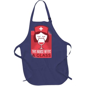 This Nurse Needs A Glass Full-Length Apron With Pockets