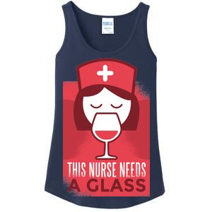 This Nurse Needs A Glass Ladies Essential Tank