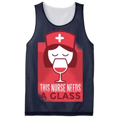 This Nurse Needs A Glass Mesh Reversible Basketball Jersey Tank