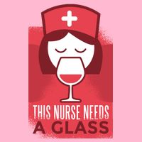 This Nurse Needs A Glass Button