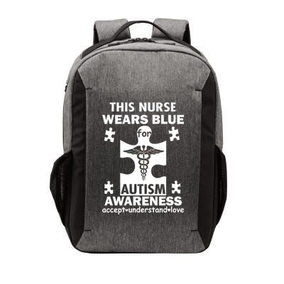 This Nurse Wears Blue For Autism Awareness Vector Backpack