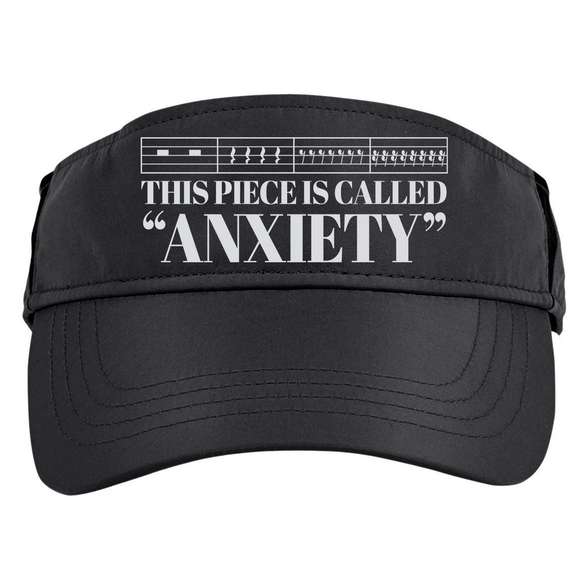 This Piece Is Called Anxiety Funny Adult Drive Performance Visor