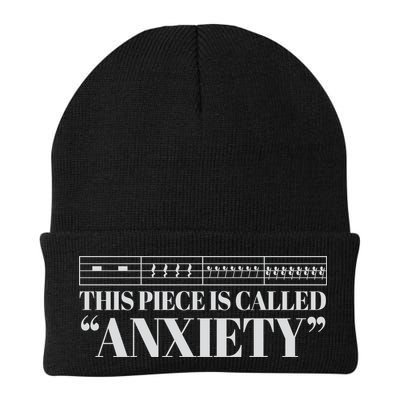 This Piece Is Called Anxiety Funny Knit Cap Winter Beanie