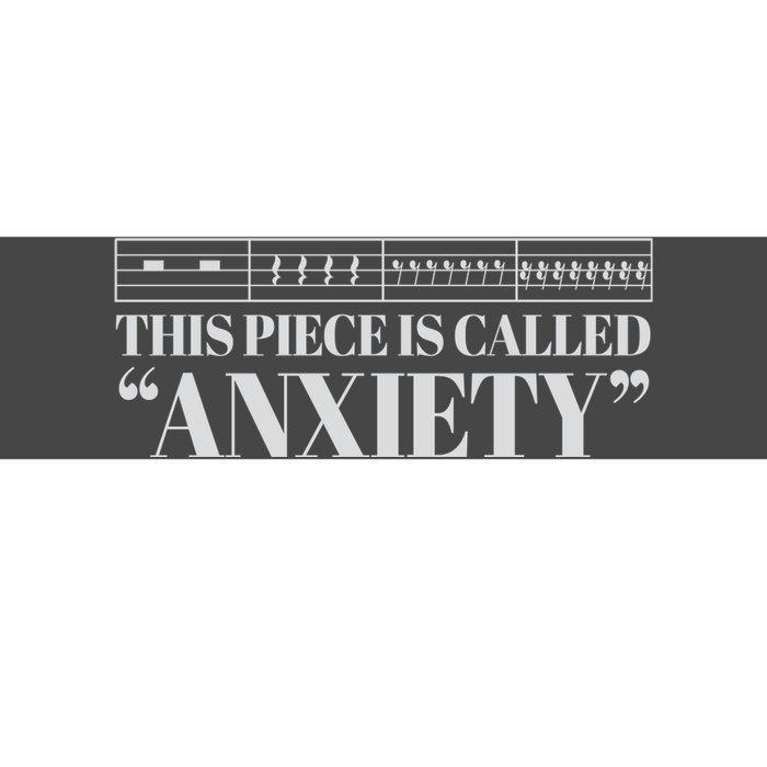 This Piece Is Called Anxiety Funny Bumper Sticker