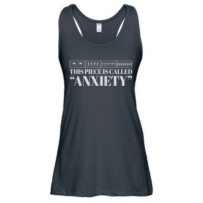 This Piece Is Called Anxiety Funny Ladies Essential Flowy Tank