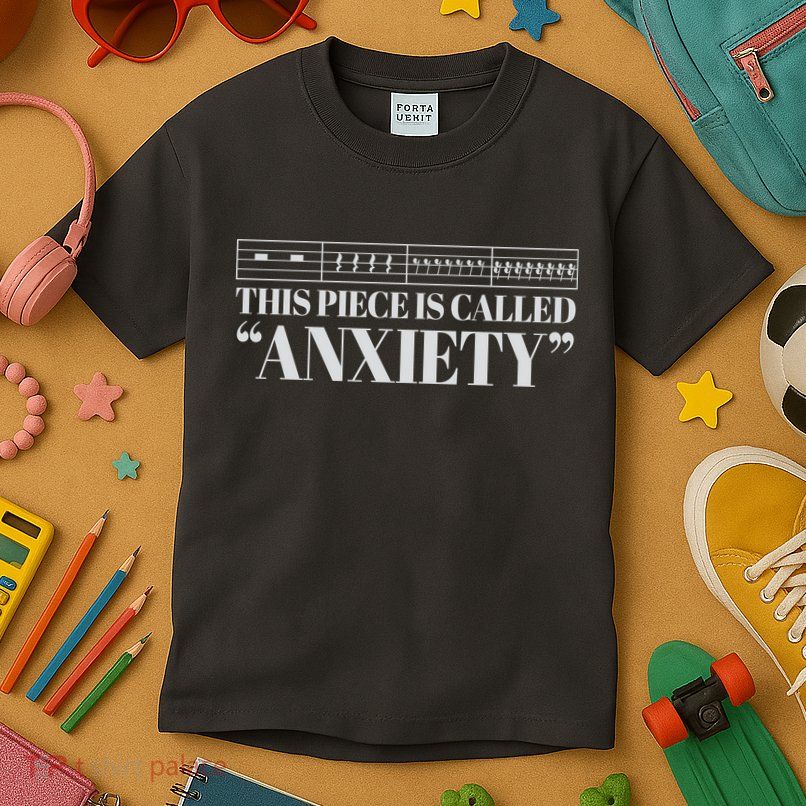 This Piece Is Called Anxiety Funny Kids T-Shirt