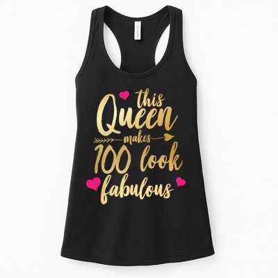 This Queen Makes 100 Look Fabulous  Womens Tank Top