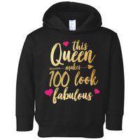 This Queen Makes 100 Look Fabulous  Toddler Hoodie