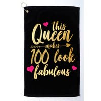 This Queen Makes 100 Look Fabulous  Golf Towel