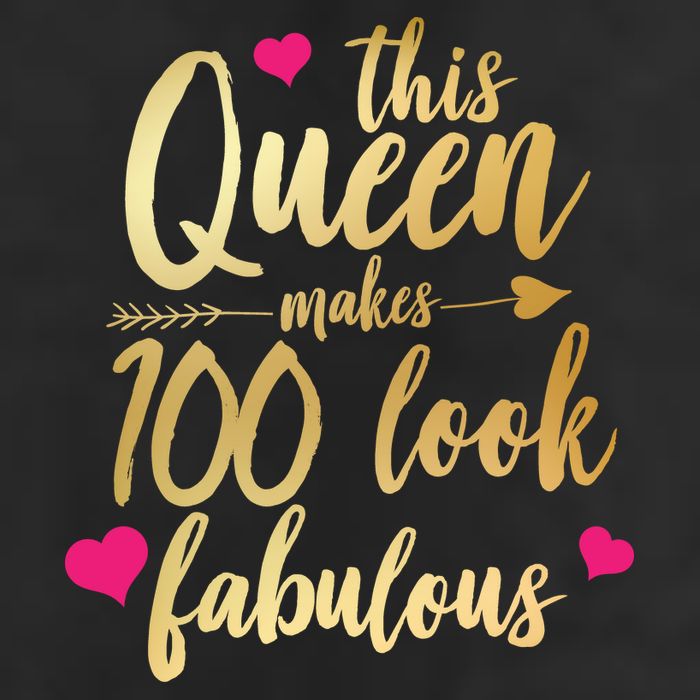 This Queen Makes 100 Look Fabulous  Golf Towel