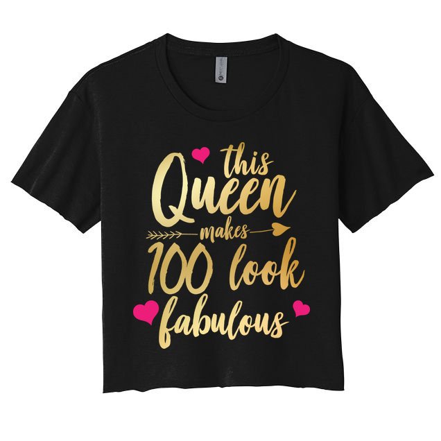 This Queen Makes 100 Look Fabulous  Crop Top