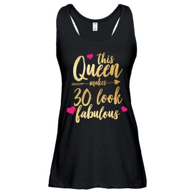 This Queen Makes 30 Look Fabulous  Ladies Essential Flowy Tank