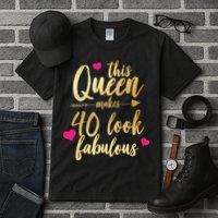 This Queen Makes 40 Look Fabulous  Tall T-Shirt