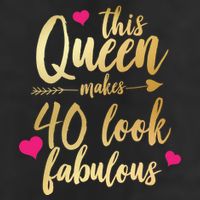 This Queen Makes 40 Look Fabulous  Adult Drive Performance Visor