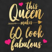 This Queen Makes 60 Look Fabulous  7 Panel Mesh Trucker Snapback Hat