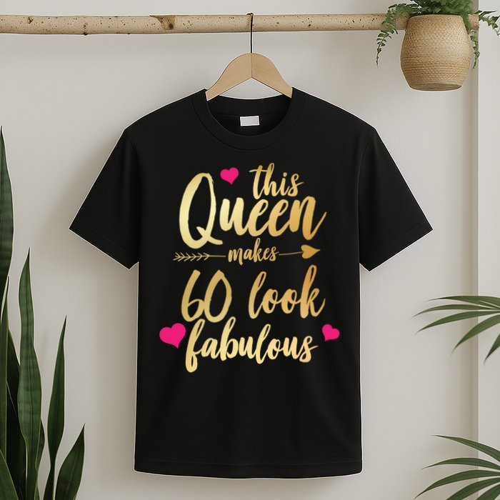 This Queen Makes 60 Look Fabulous  T-Shirt
