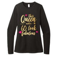 This Queen Makes 60 Look Fabulous  Womens CVC Long Sleeve Shirt