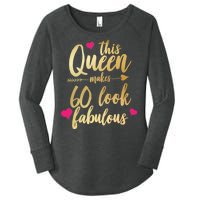 This Queen Makes 60 Look Fabulous  Women's Perfect Tri Tunic Long Sleeve Shirt