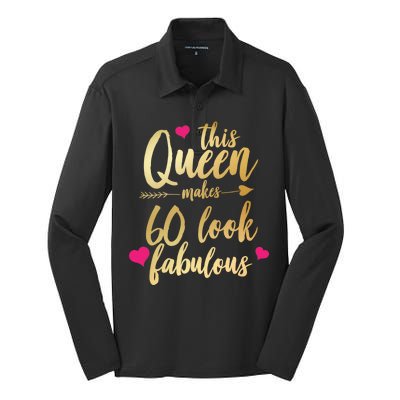 This Queen Makes 60 Look Fabulous  Silk Touch Performance Long Sleeve Polo