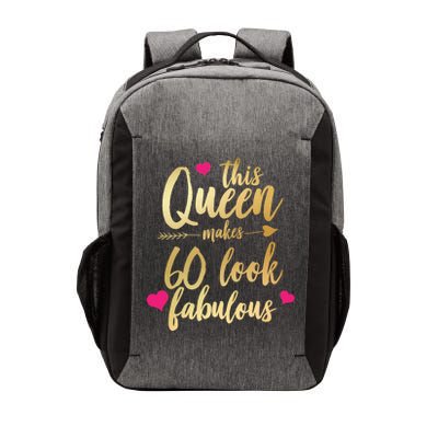 This Queen Makes 60 Look Fabulous  Vector Backpack