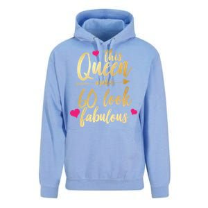 This Queen Makes 60 Look Fabulous  Unisex Surf Hoodie