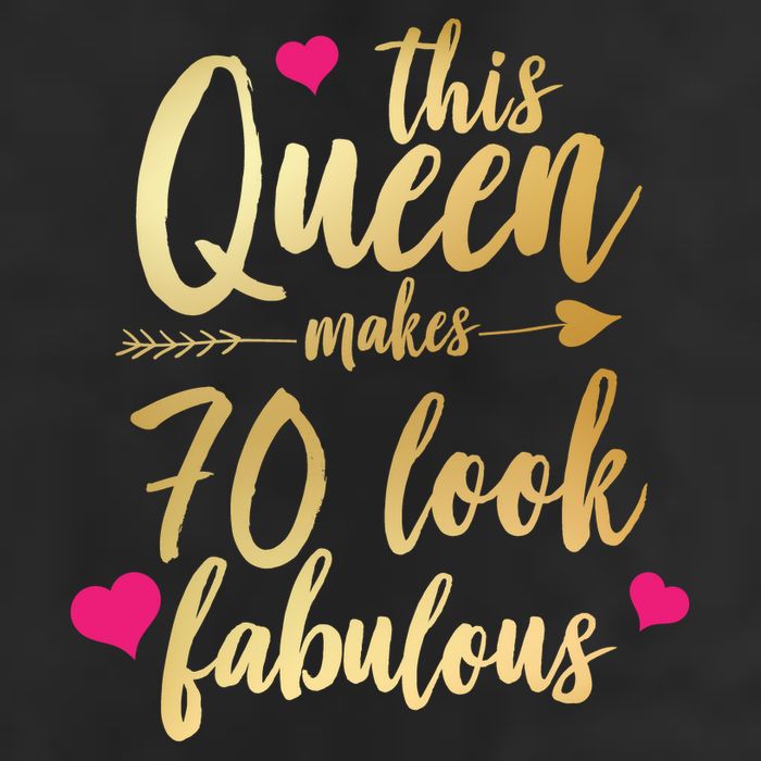 This Queen Makes 70 Look Fabulous  Cool Comfort Performance Bucket Hat