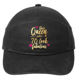 This Queen Makes 70 Look Fabulous  7-Panel Snapback Hat