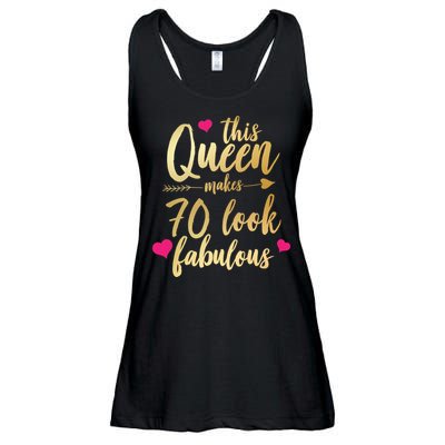 This Queen Makes 70 Look Fabulous  Ladies Essential Flowy Tank
