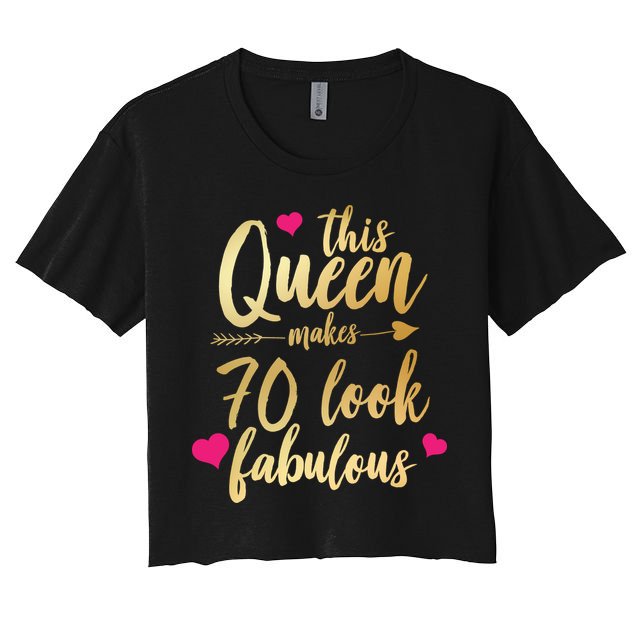 This Queen Makes 70 Look Fabulous  Crop Top