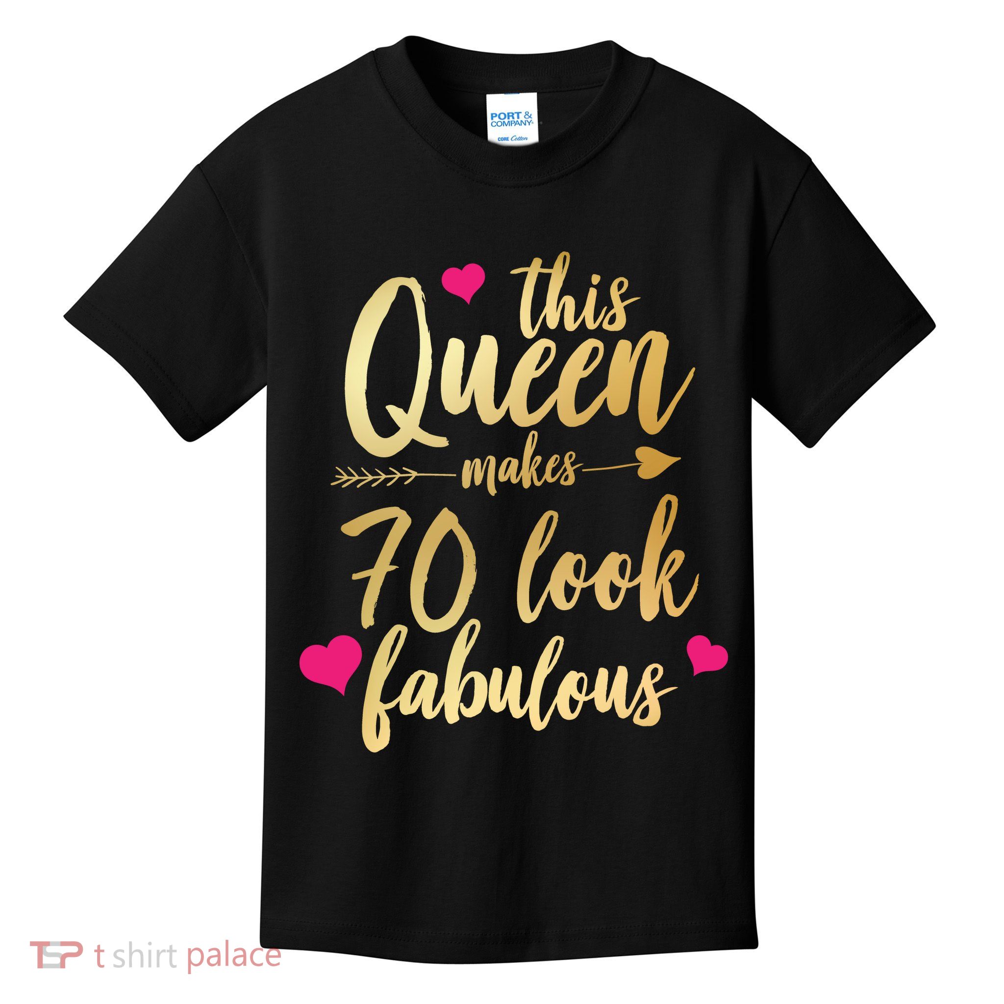 This Queen Makes 70 Look Fabulous  Kids T-Shirt