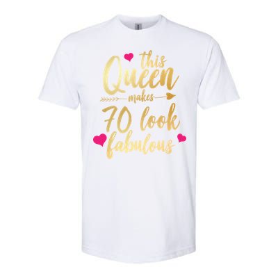 This Queen Makes 70 Look Fabulous  Softstyle® CVC T-Shirt