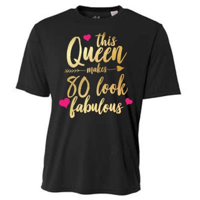 This Queen Makes 80 Look Fabulous Cooling Performance Crew T-Shirt