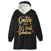 This Queen Makes 80 Look Fabulous Hooded Wearable Blanket