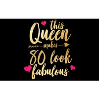 This Queen Makes 80 Look Fabulous Bumper Sticker