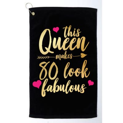 This Queen Makes 80 Look Fabulous Golf Towel