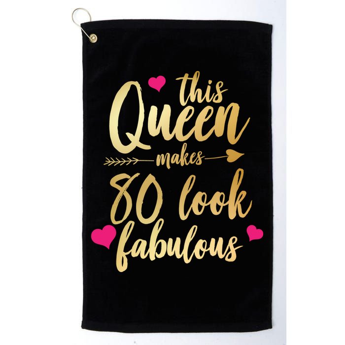 This Queen Makes 80 Look Fabulous Golf Towel