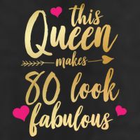 This Queen Makes 80 Look Fabulous Golf Towel