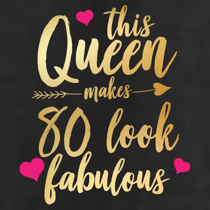 This Queen Makes 80 Look Fabulous Golf Towel