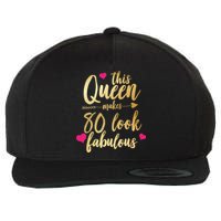 This Queen Makes 80 Look Fabulous Wool Snapback Cap