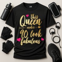 This Queen Makes 90 Look Fabulous  Cooling Performance Crew T-Shirt