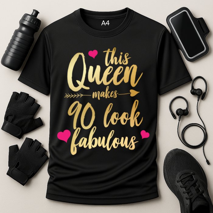 This Queen Makes 90 Look Fabulous  Cooling Performance Crew T-Shirt
