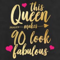This Queen Makes 90 Look Fabulous  Adult Drive Performance Visor