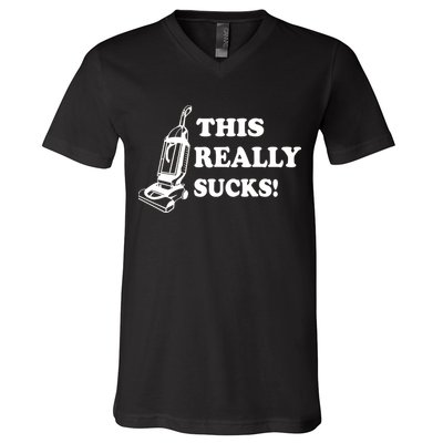 This Really Sucks V-Neck T-Shirt