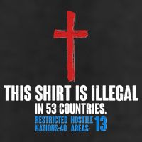 This Shirt Is Illegal In 53 Countries Restricted Nations 40 Hostile Areas 13 7 Panel Mesh Trucker Snapback Hat