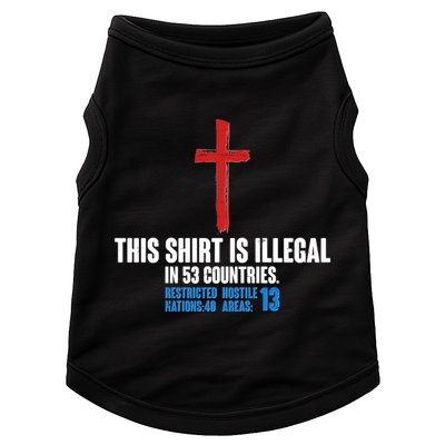 This Shirt Is Illegal In 53 Countries Restricted Nations 40 Hostile Areas 13 Doggie Tank