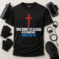 This Shirt Is Illegal In 53 Countries Restricted Nations 40 Hostile Areas 13 Performance Shirt