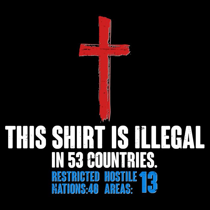 This Shirt Is Illegal In 53 Countries Restricted Nations 40 Hostile Areas 13 Daily Commute Backpack