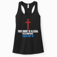 This Shirt Is Illegal In 53 Countries Restricted Nations 40 Hostile Areas 13 Womens Tank Top